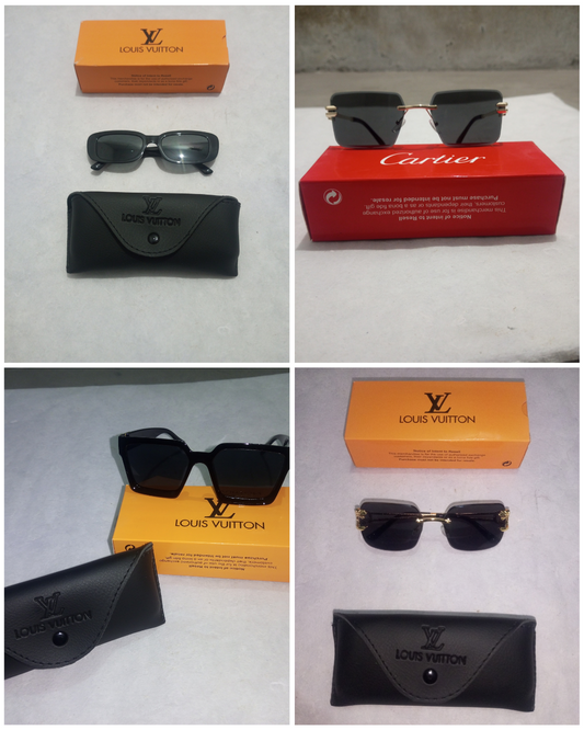 Collection of sunglasses from Rash Enterprise featuring luxury brand inspired designs with deal offers